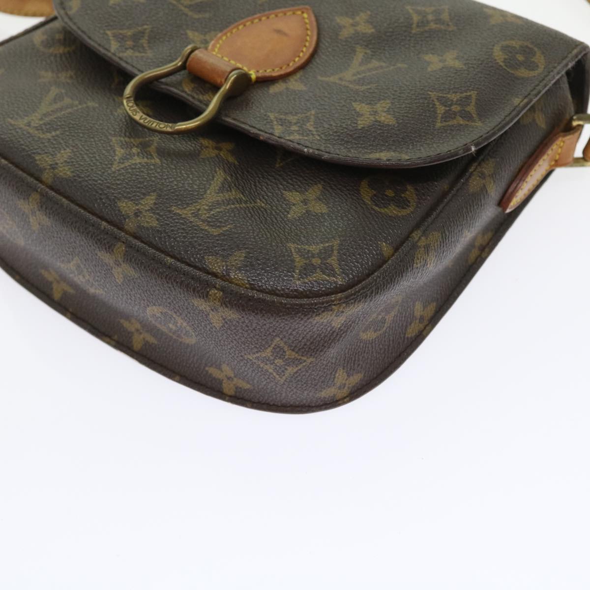 LOUIS VUITTON Monogram Saint Cloud MM Shoulder Bag M51243 LV 57908