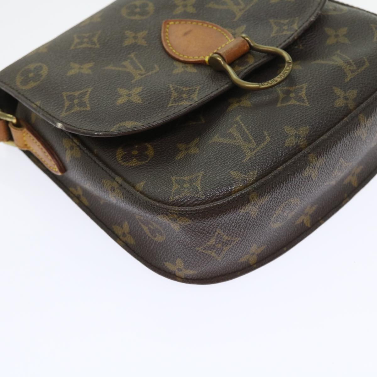 LOUIS VUITTON Monogram Saint Cloud MM Shoulder Bag M51243 LV 57908
