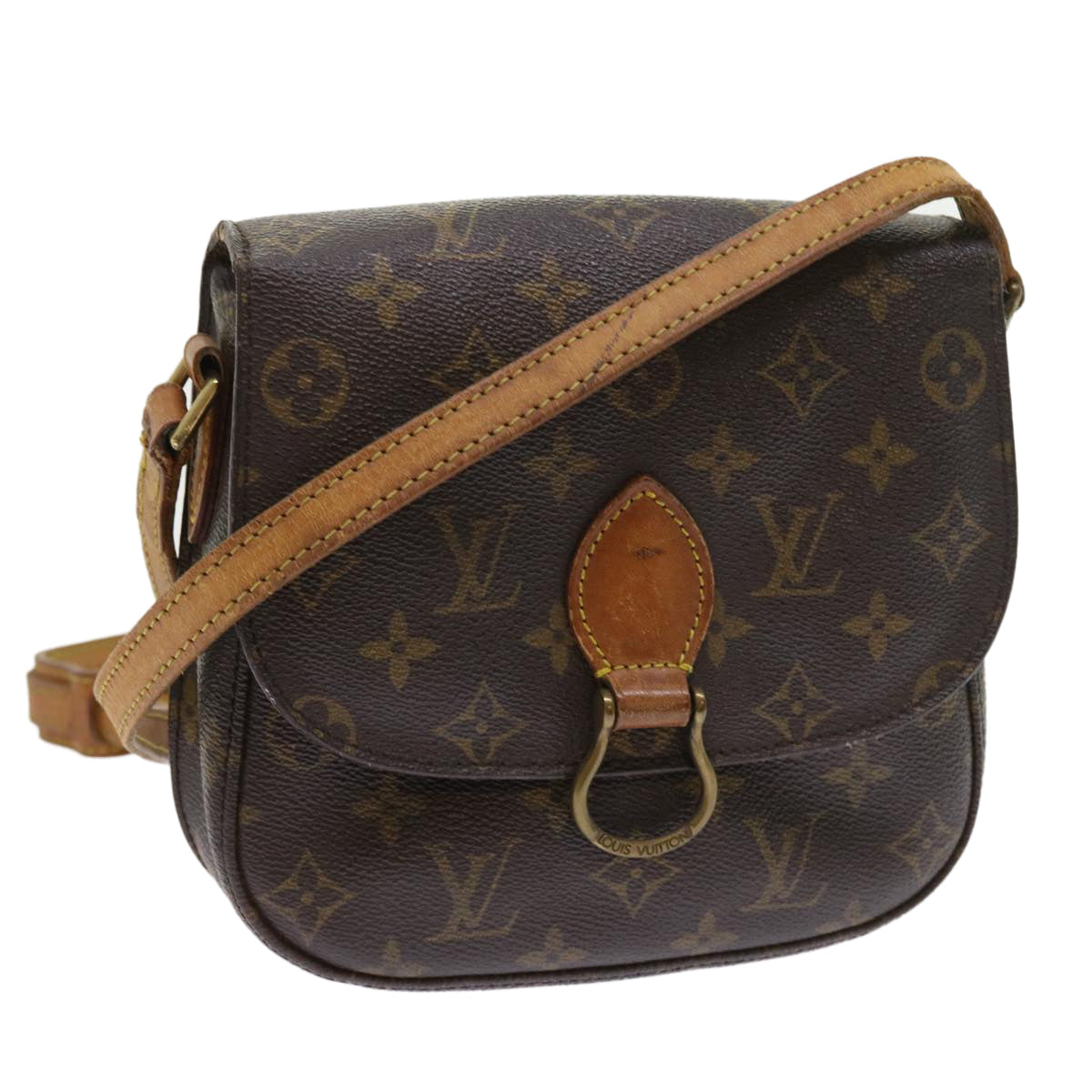 LOUIS VUITTON Monogram Saint Cloud MM Shoulder Bag M51243 LV 57908