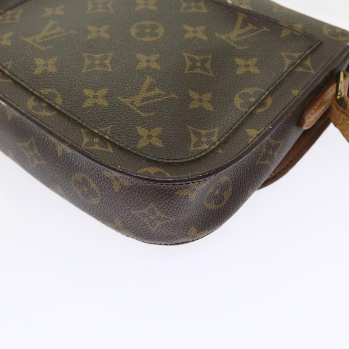 LOUIS VUITTON Monogram Saint Cloud MM Shoulder Bag M51243 LV 57908
