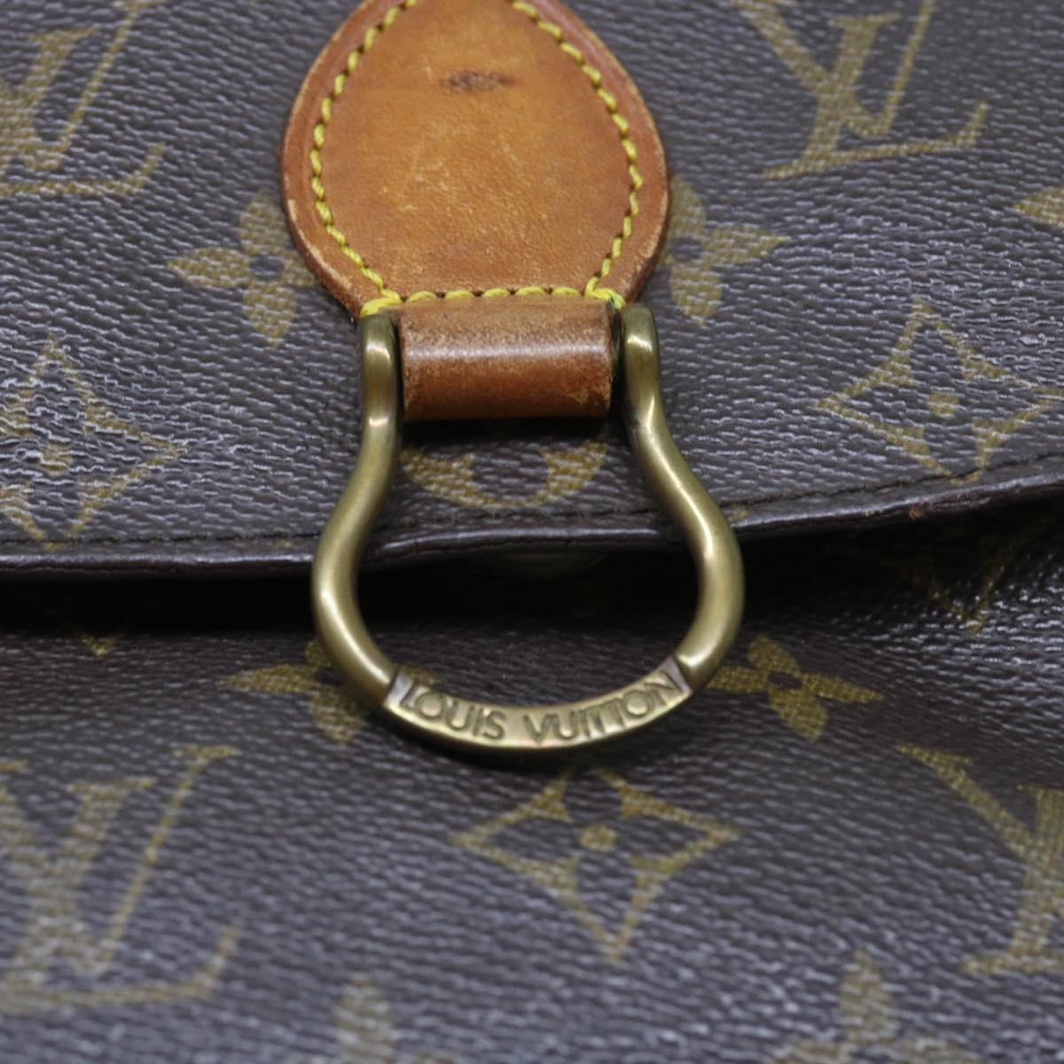 LOUIS VUITTON Monogram Saint Cloud MM Shoulder Bag M51243 LV 57908