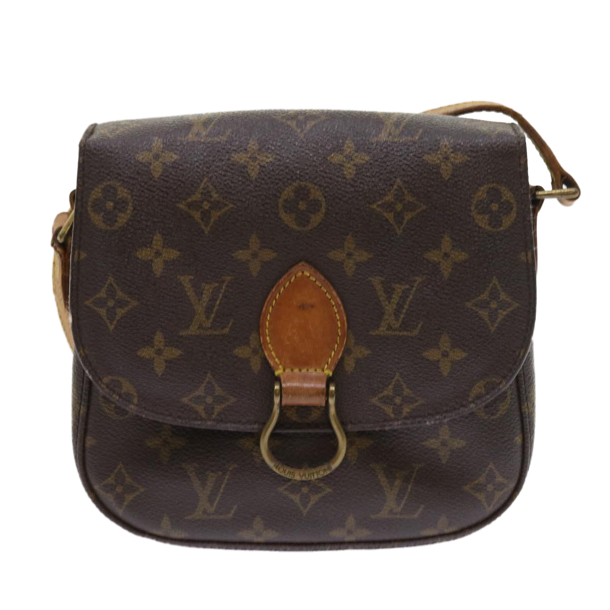 LOUIS VUITTON Monogram Saint Cloud MM Shoulder Bag M51243 LV 57908