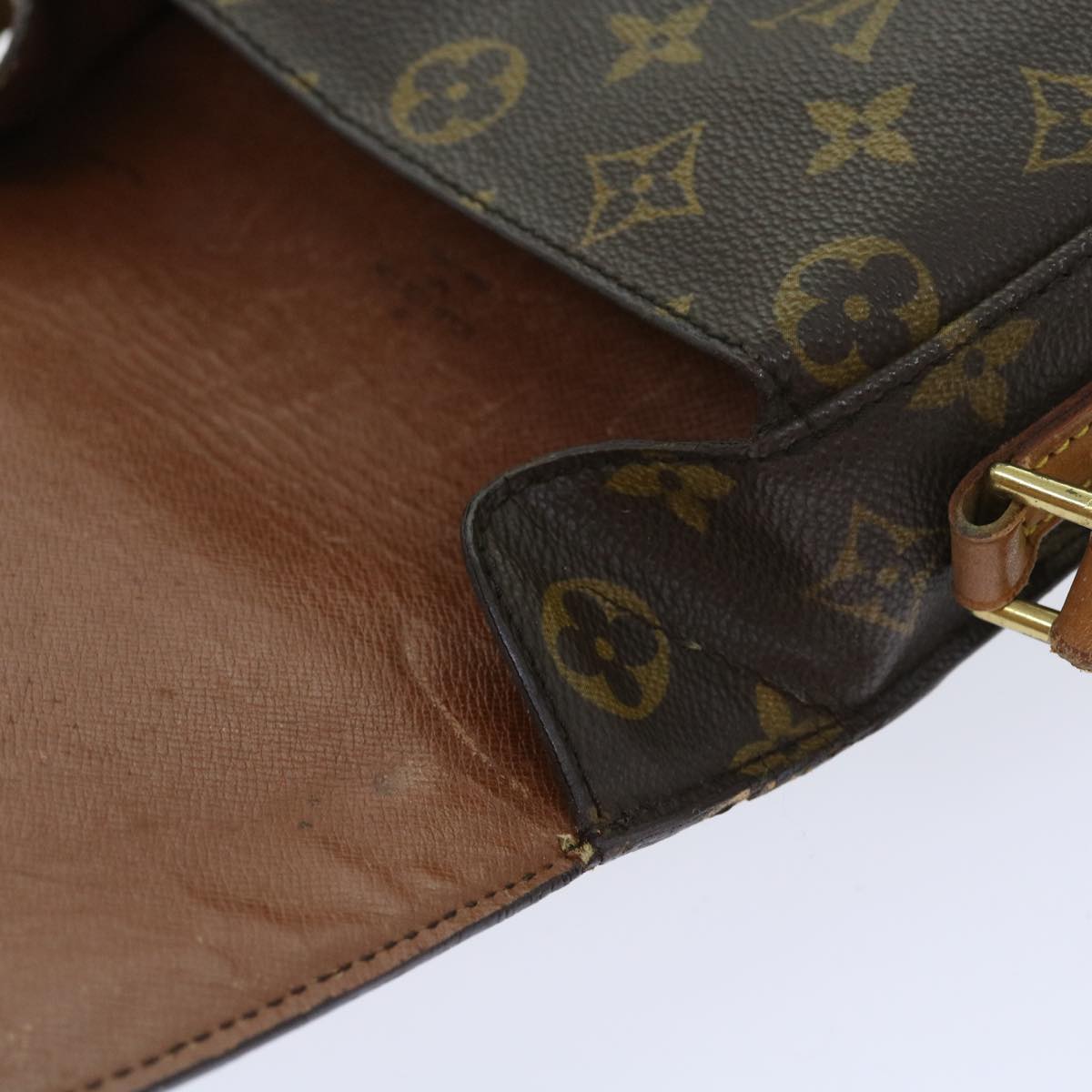 LOUIS VUITTON Monogram Saint Cloud MM Shoulder Bag M51243 LV 57908