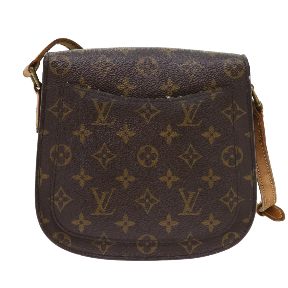 LOUIS VUITTON Monogram Saint Cloud MM Shoulder Bag M51243 LV 57908