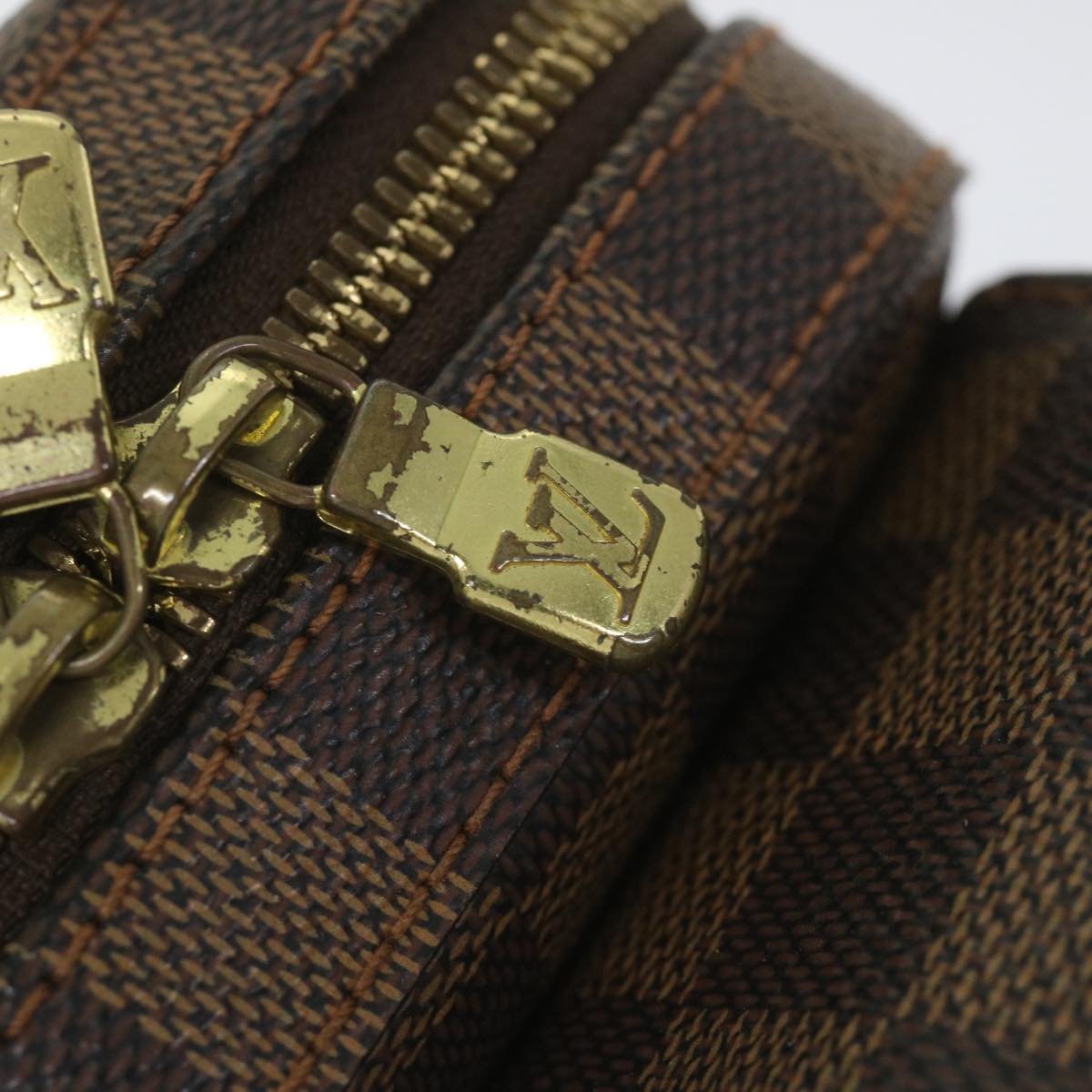 LOUIS VUITTON Damier Ebene Geronimos Shoulder Bag N51994 LV 57912