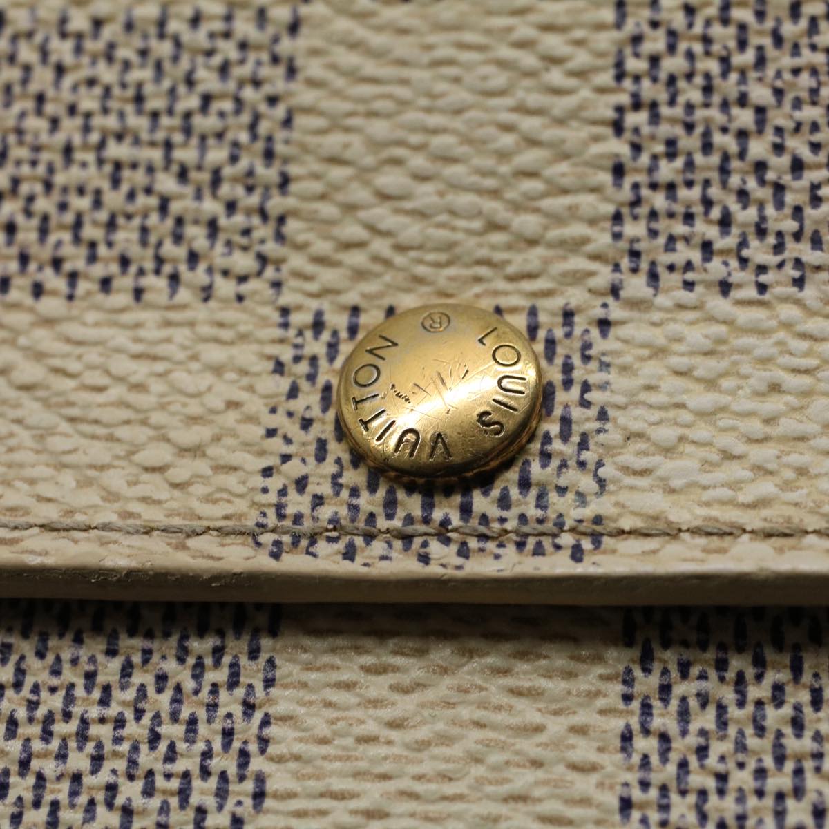 LOUIS VUITTON Damier Azur Portefeuille Sarah Long Wallet N63208 LV 57950