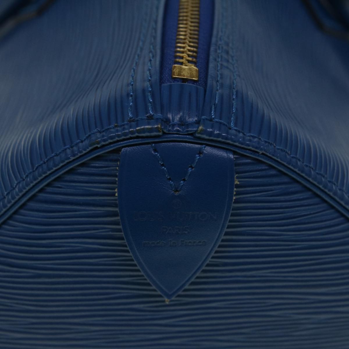 LOUIS VUITTON Epi Speedy 35 Hand Bag Toledo Blue M42995 LV 57982
