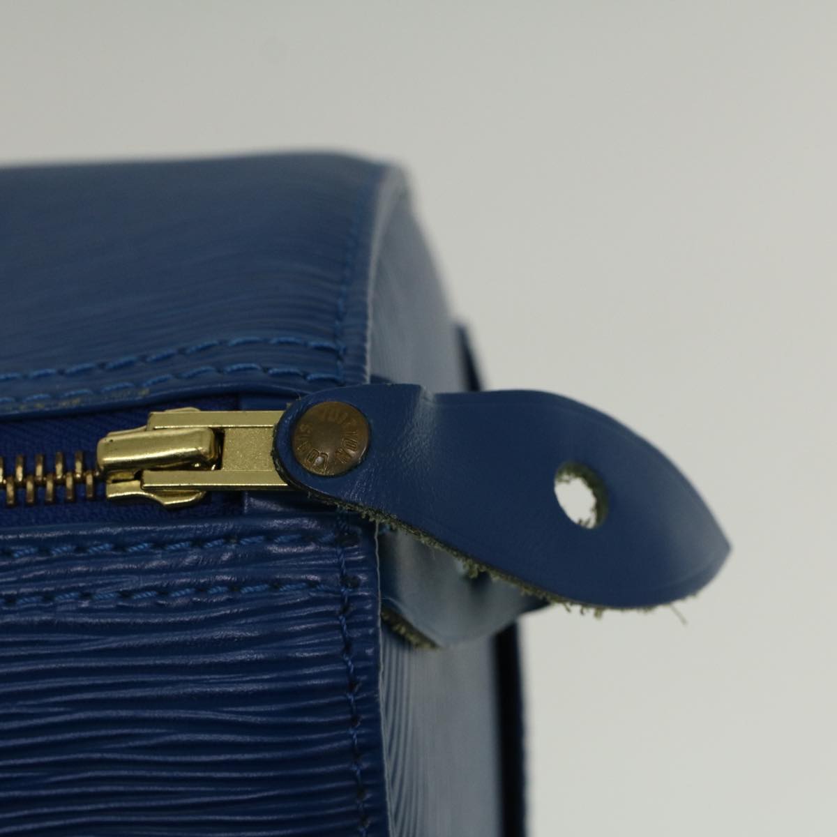 LOUIS VUITTON Epi Speedy 35 Hand Bag Toledo Blue M42995 LV 57982