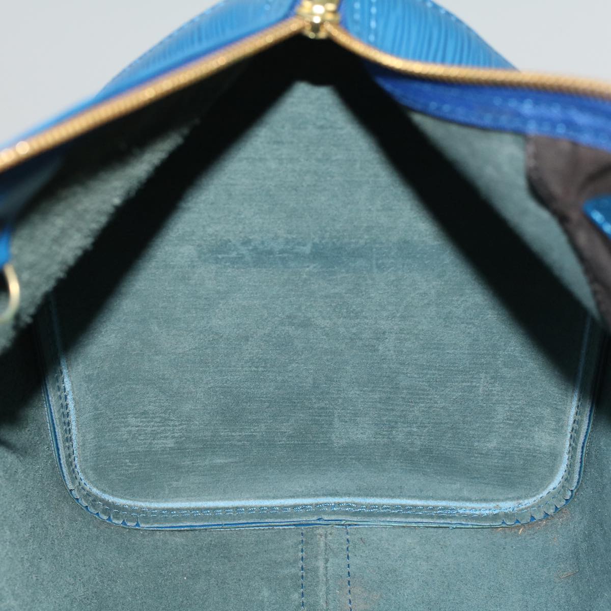 LOUIS VUITTON Epi Speedy 35 Hand Bag Toledo Blue M42995 LV 57982