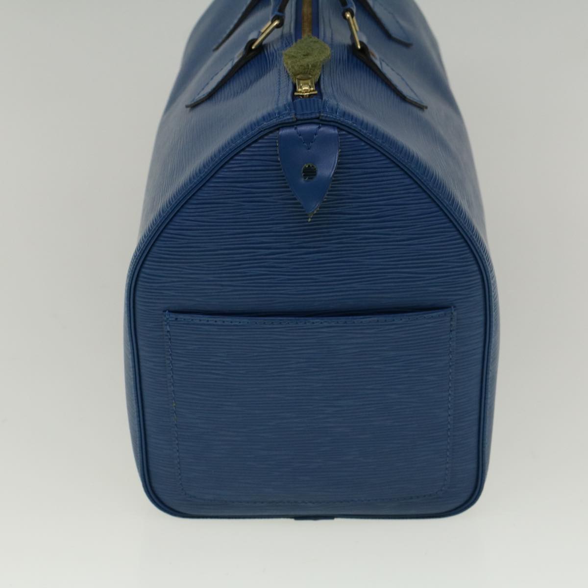 LOUIS VUITTON Epi Speedy 35 Hand Bag Toledo Blue M42995 LV 57982
