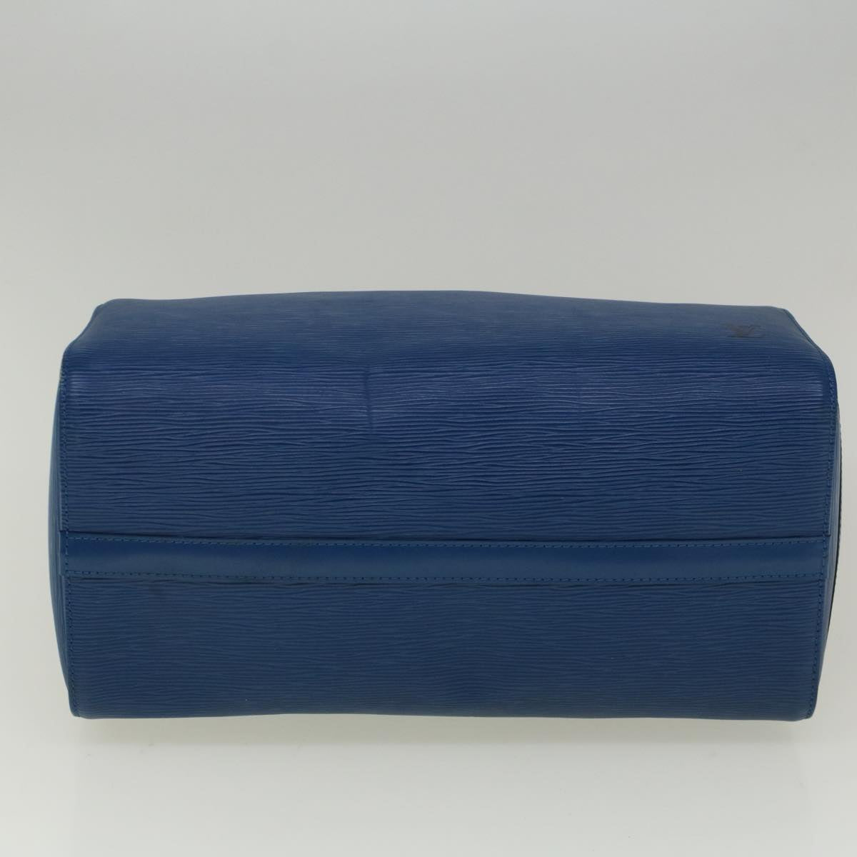 LOUIS VUITTON Epi Speedy 35 Hand Bag Toledo Blue M42995 LV 57982