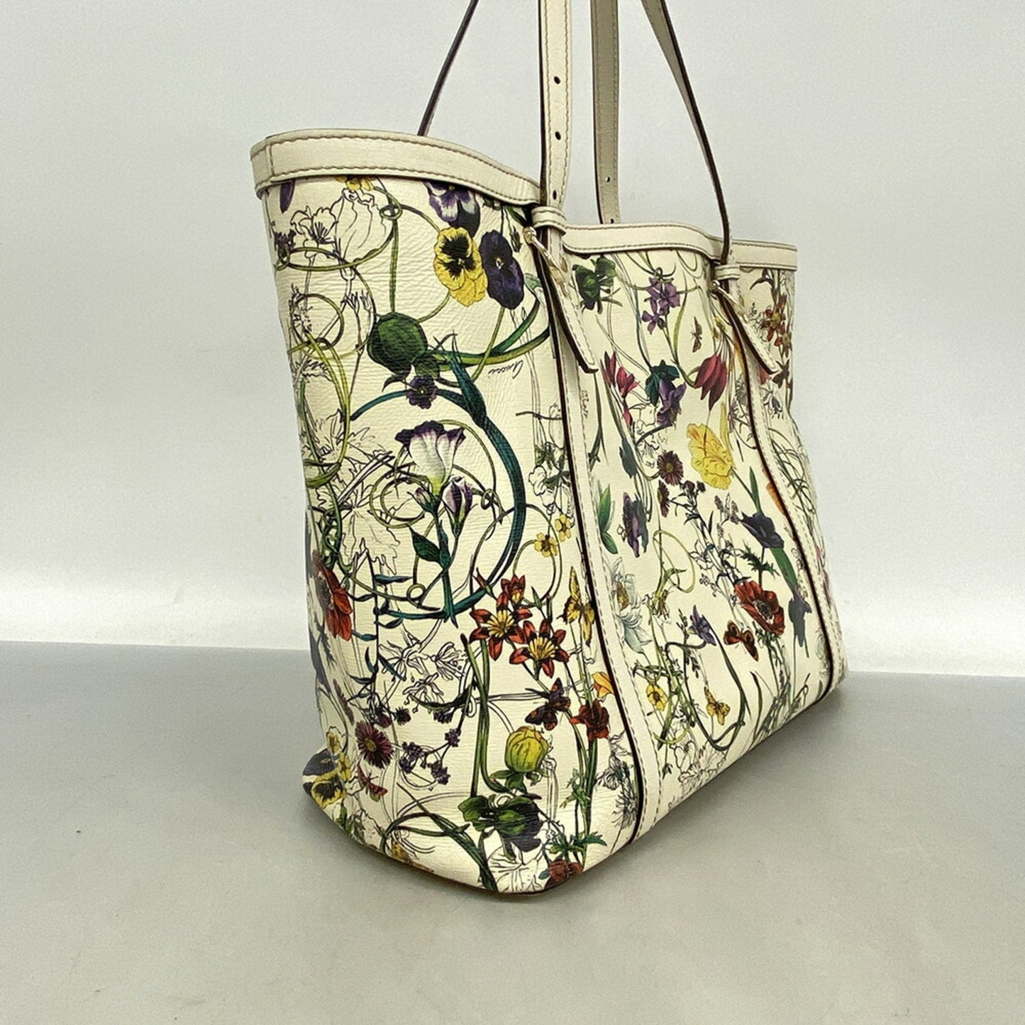Gucci Floral  Canvas Tote Bag ()