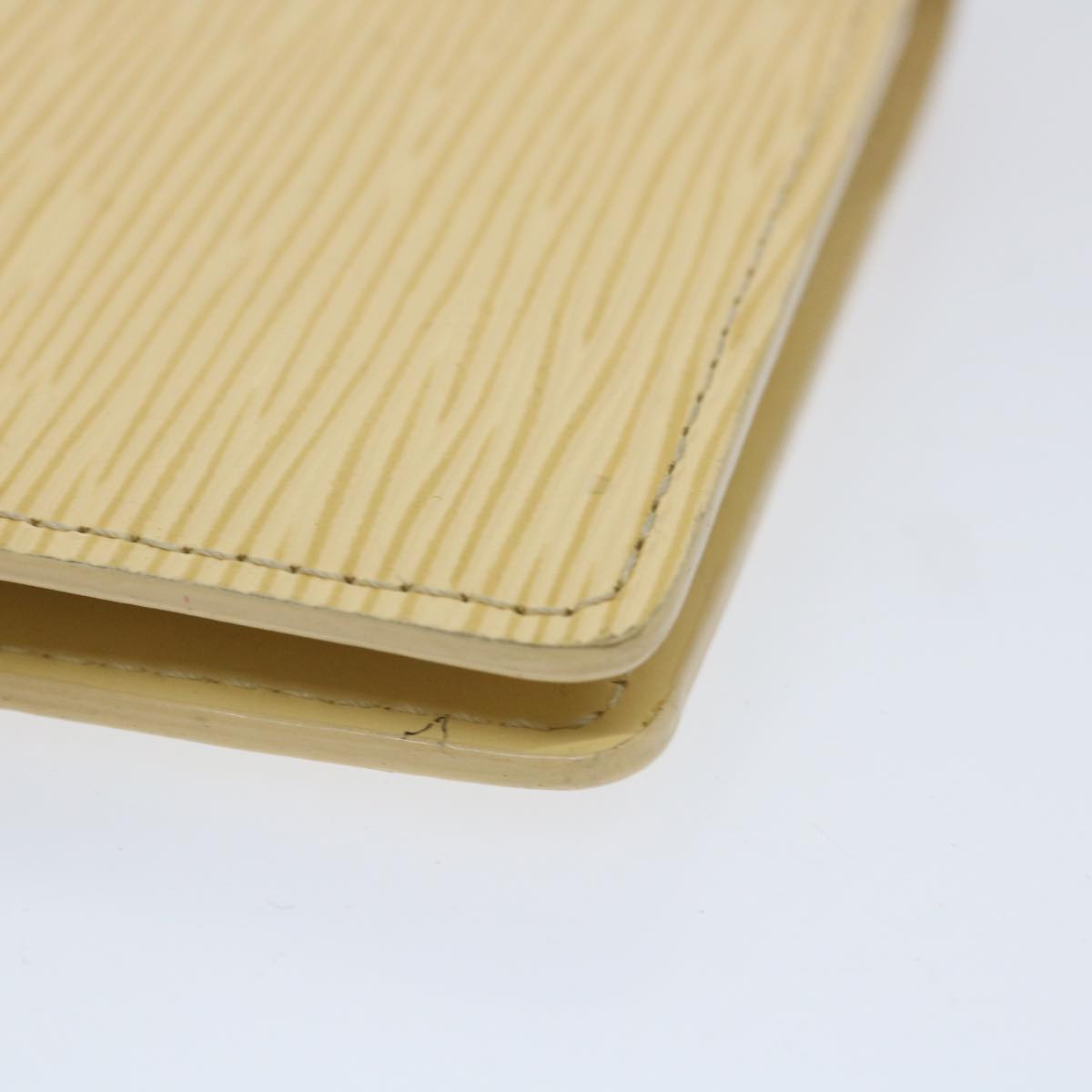 LOUIS VUITTON Epi Agenda PM Day Planner Cover White Yvoire R2005J LV 58113