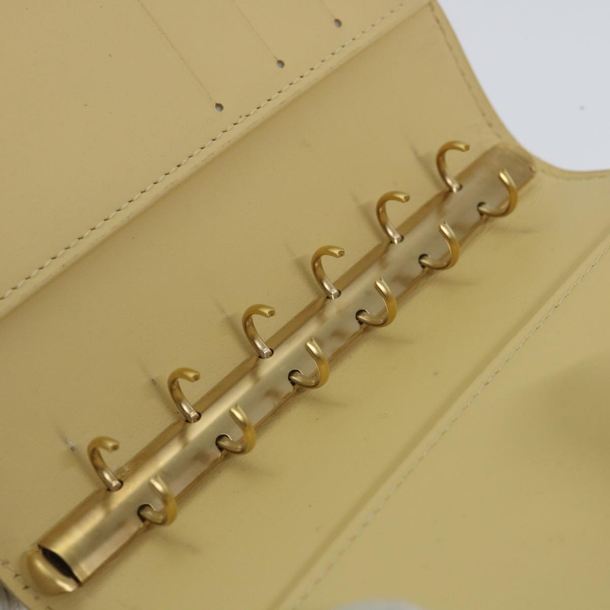 LOUIS VUITTON Epi Agenda PM Day Planner Cover White Yvoire R2005J LV 58113