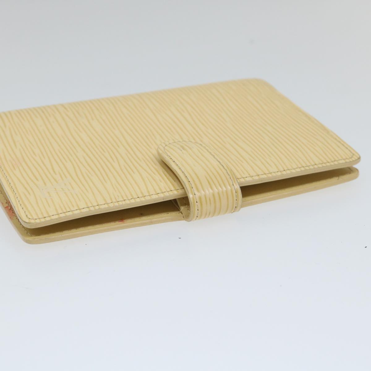 LOUIS VUITTON Epi Agenda PM Day Planner Cover White Yvoire R2005J LV 58113