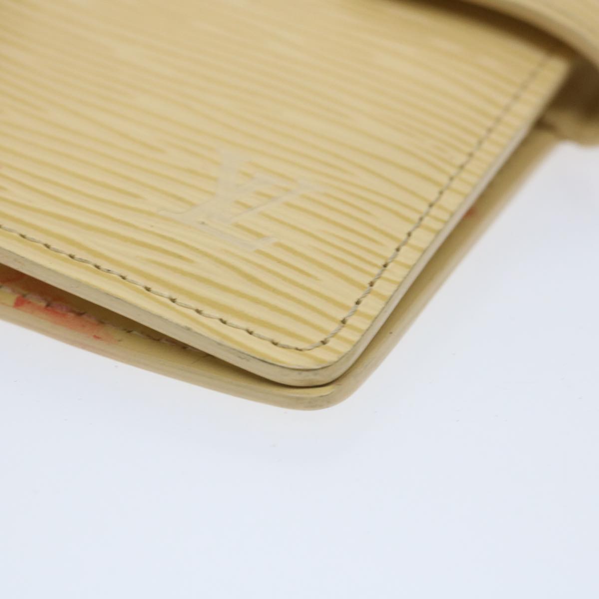 LOUIS VUITTON Epi Agenda PM Day Planner Cover White Yvoire R2005J LV 58113