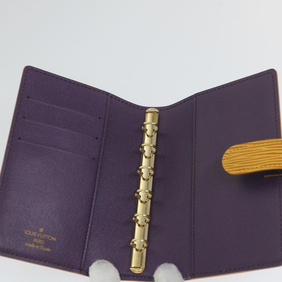 LOUIS VUITTON Epi Agenda PM Day Planner Cover Yellow R20059 LV 58114