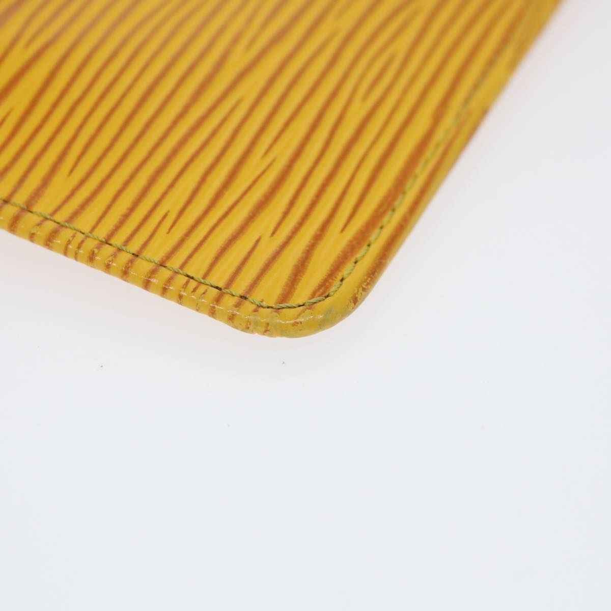 LOUIS VUITTON Epi Pochette Cles Coin Purse Yellow M63809 LV 58119