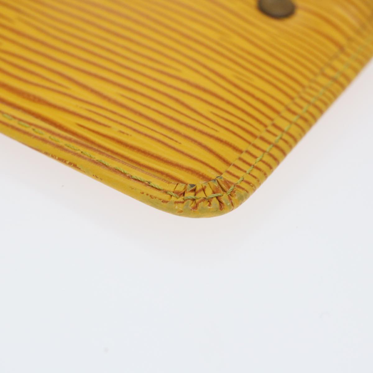 LOUIS VUITTON Epi Pochette Cles Coin Purse Yellow M63809 LV 58119