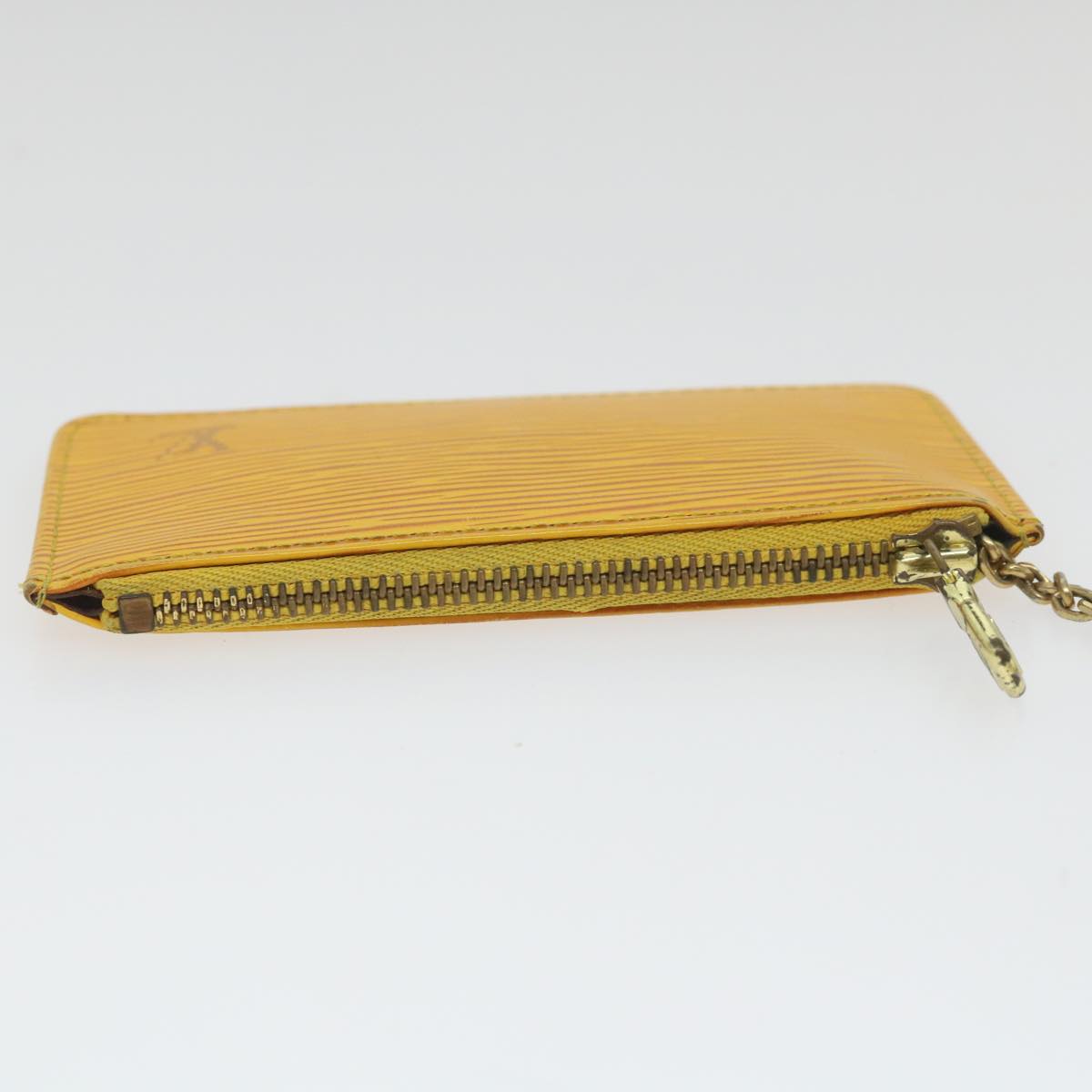 LOUIS VUITTON Epi Pochette Cles Coin Purse Yellow M63809 LV 58119