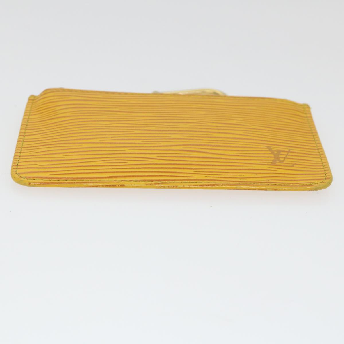 LOUIS VUITTON Epi Pochette Cles Coin Purse Yellow M63809 LV 58119