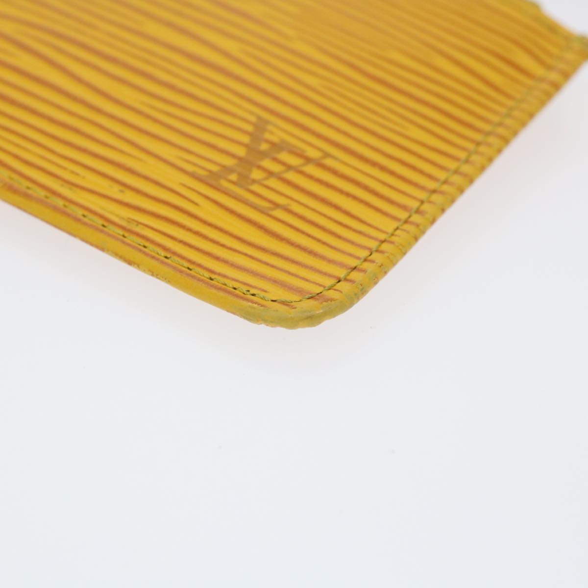 LOUIS VUITTON Epi Pochette Cles Coin Purse Yellow M63809 LV 58119