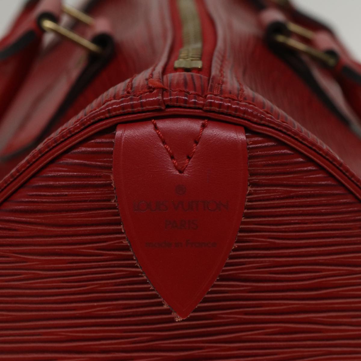 LOUIS VUITTON Epi Speedy 30 Hand Bag Castilian Red M43007 LV 58168