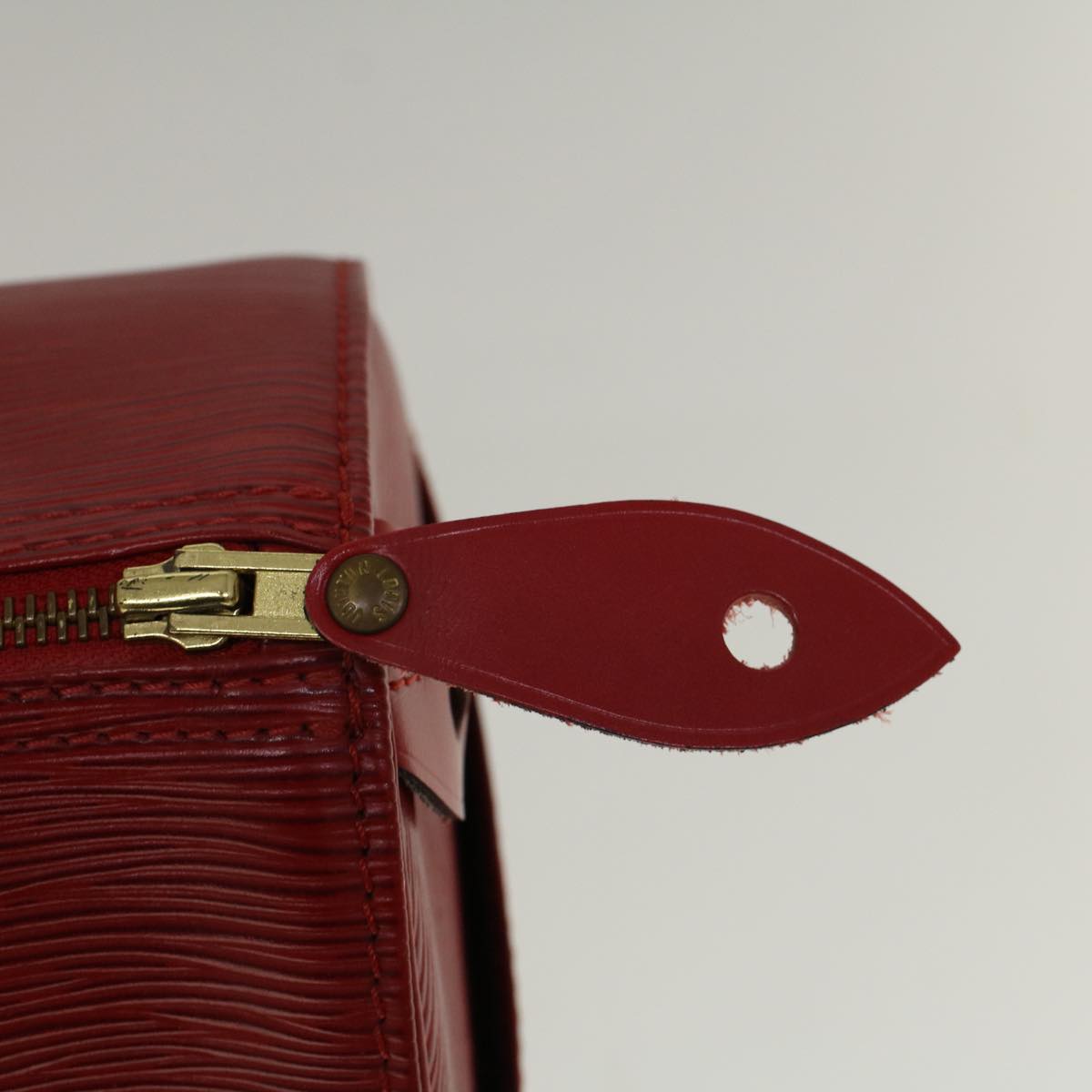 LOUIS VUITTON Epi Speedy 30 Hand Bag Castilian Red M43007 LV 58168