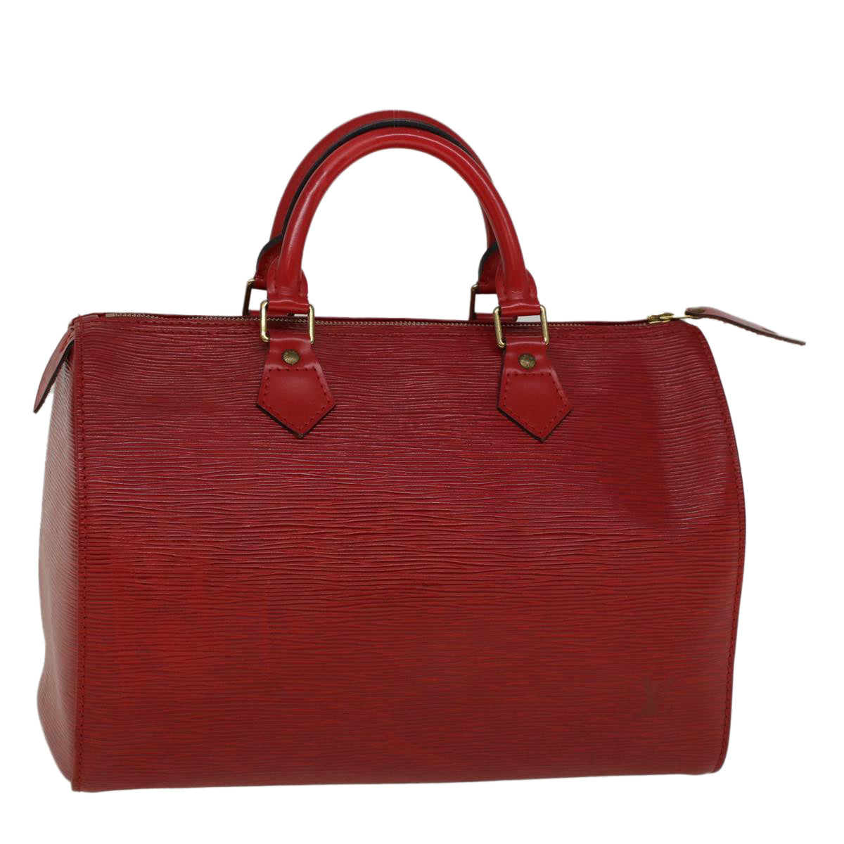 LOUIS VUITTON Epi Speedy 30 Hand Bag Castilian Red M43007 LV 58168