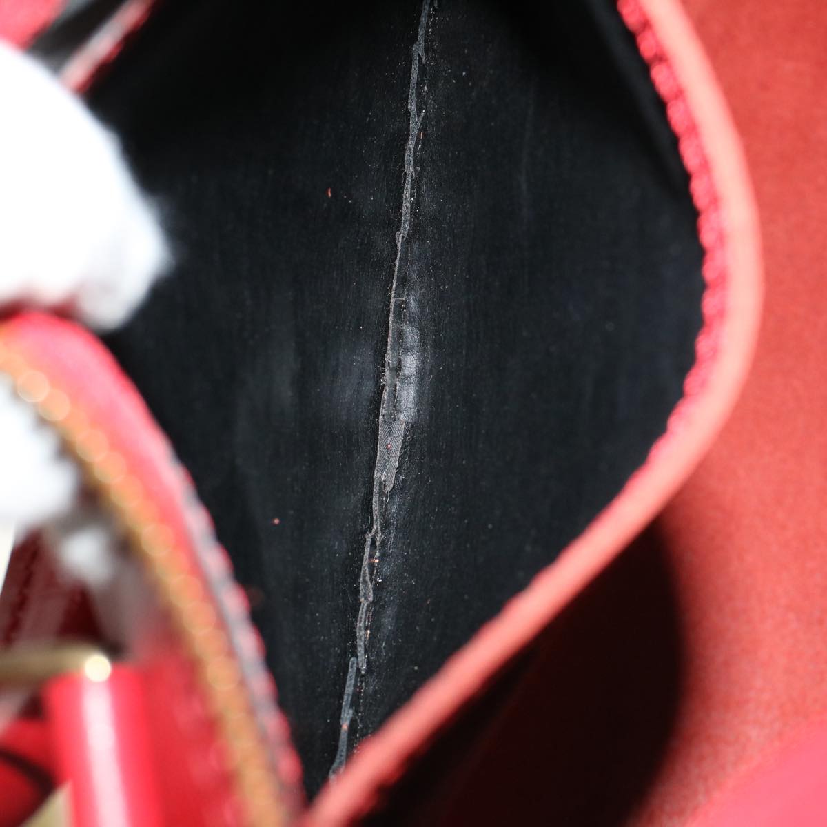 LOUIS VUITTON Epi Speedy 30 Hand Bag Castilian Red M43007 LV 58168