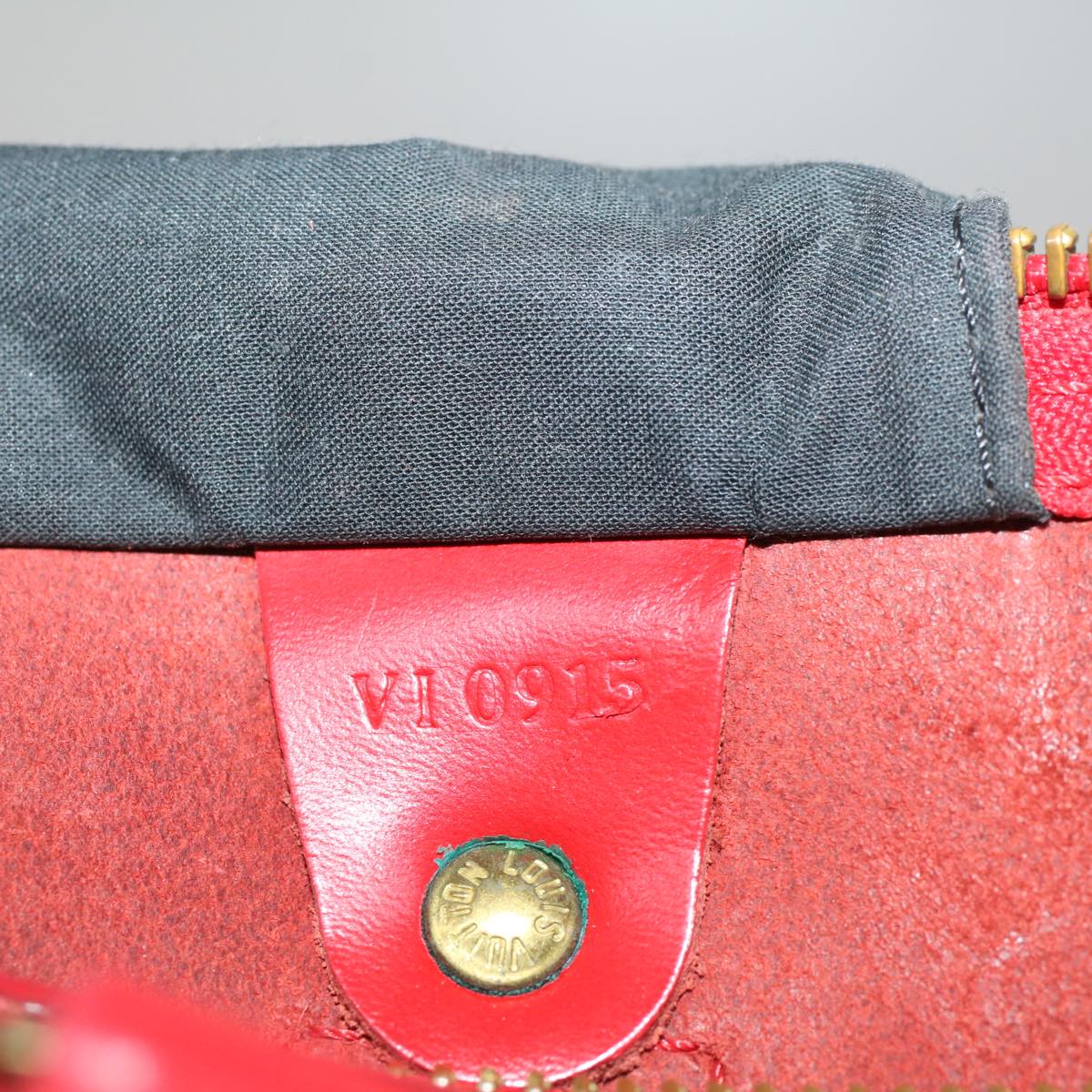 LOUIS VUITTON Epi Speedy 30 Hand Bag Castilian Red M43007 LV 58168
