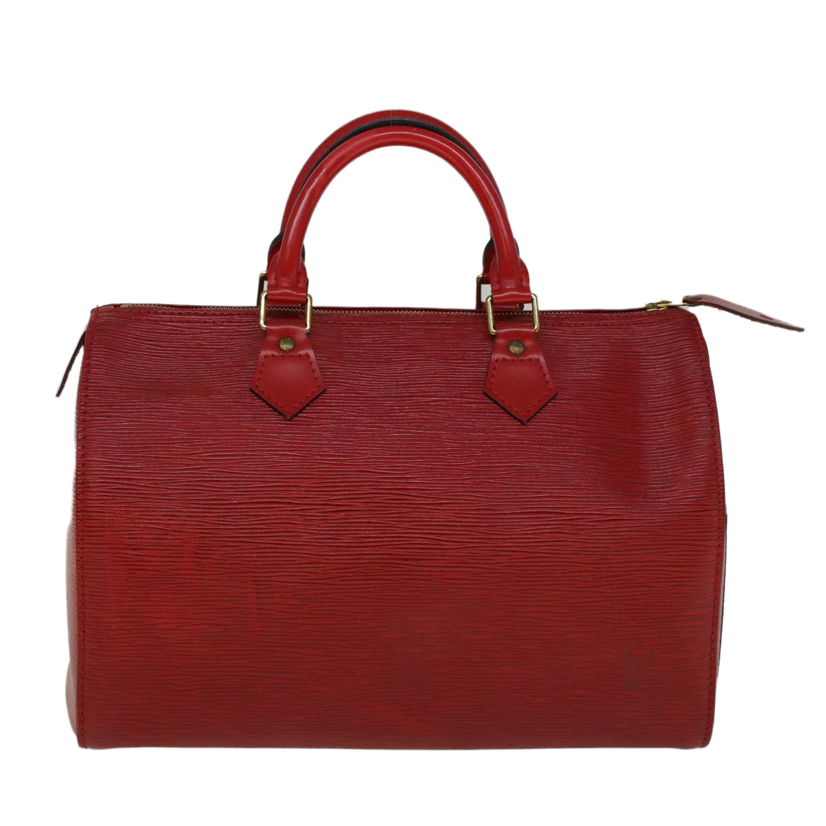 LOUIS VUITTON Epi Speedy 30 Hand Bag Castilian Red M43007 LV 58168