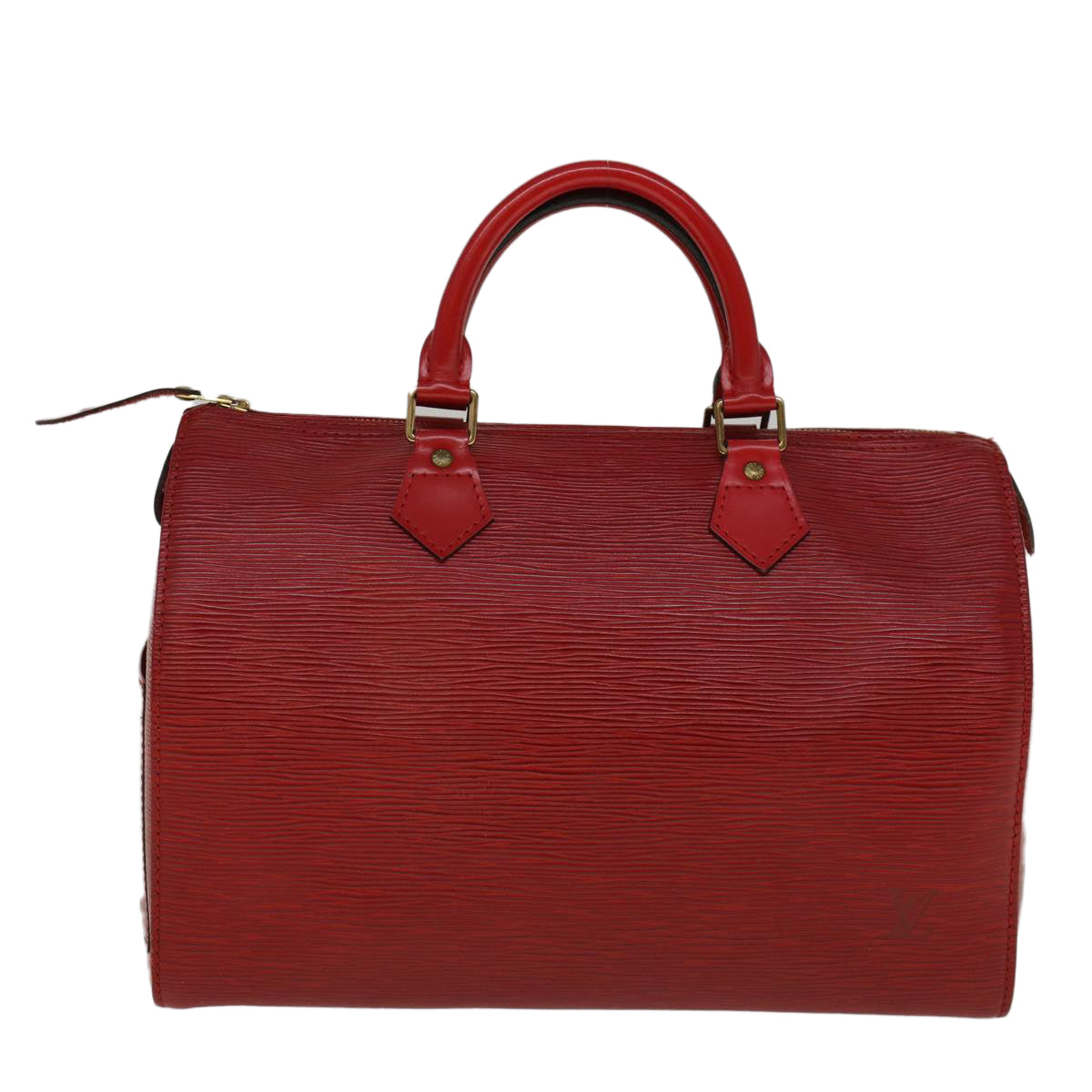 LOUIS VUITTON Epi Speedy 30 Hand Bag Castilian Red M43007 LV 58168