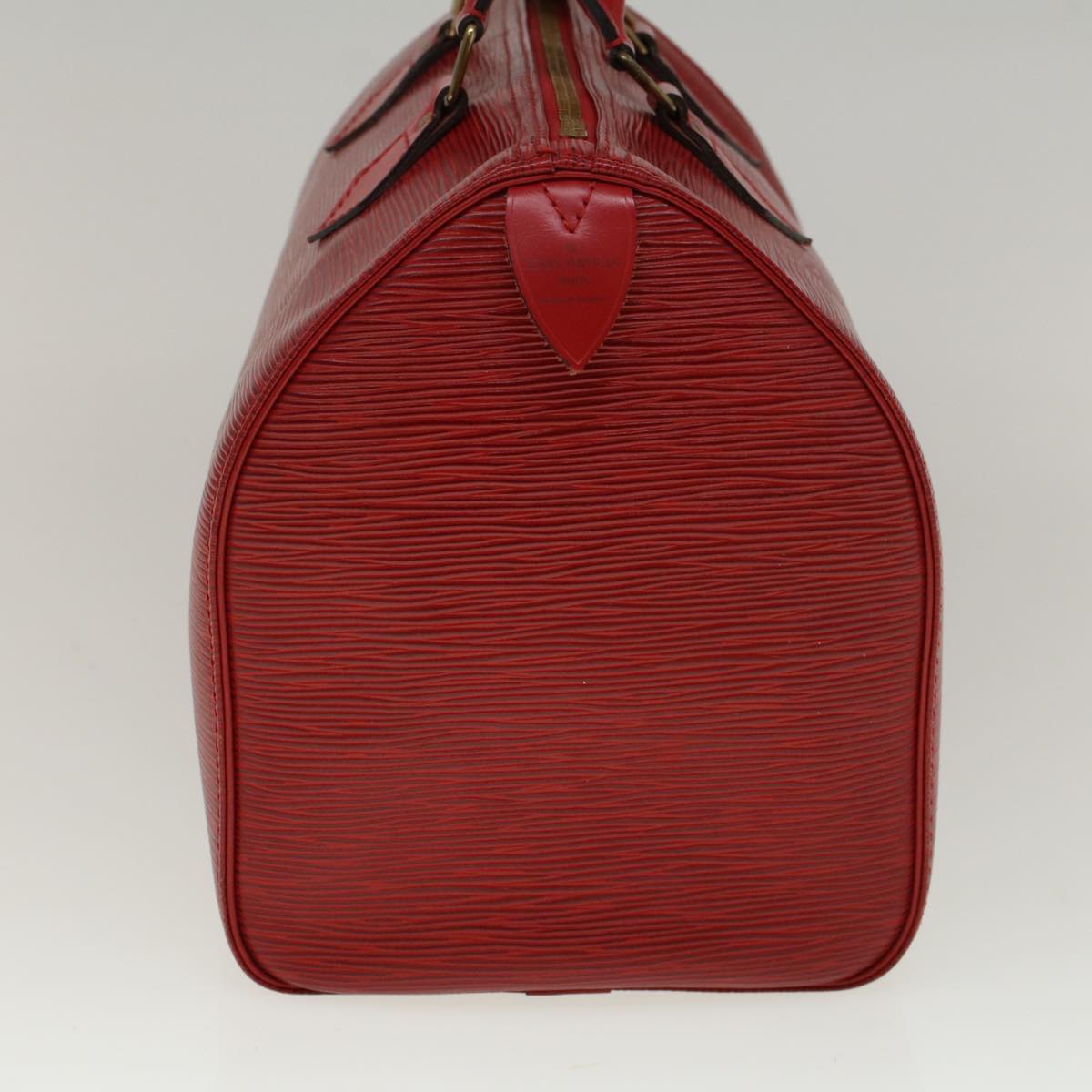 LOUIS VUITTON Epi Speedy 30 Hand Bag Castilian Red M43007 LV 58168