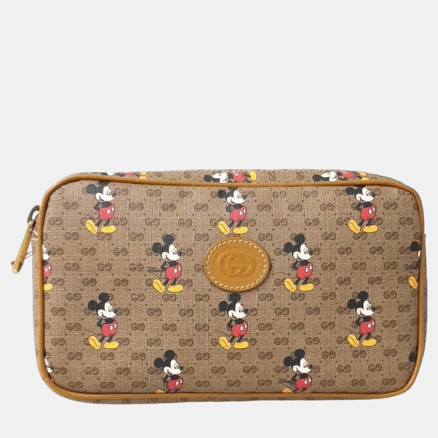 Luxury Gucci Trending 2025 Beige GG Canvas Disney Crossbody Bag