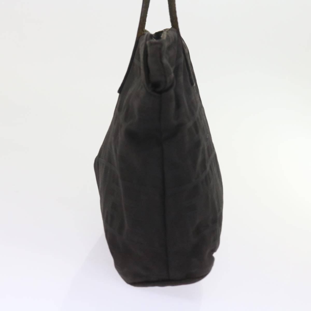 Luxury FendiZucca Canvas Hand Bag Black58526