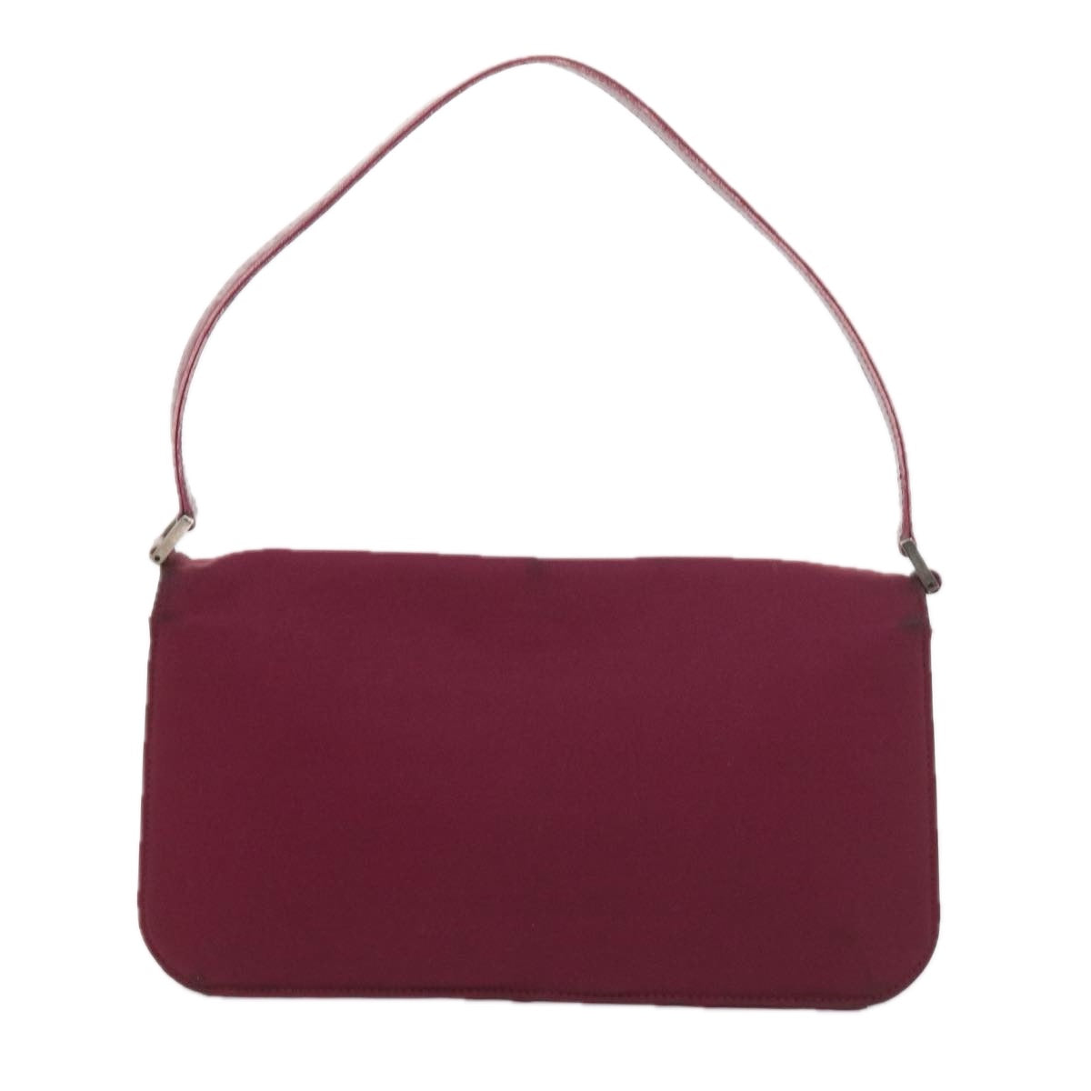 Luxury FendiMamma Baguette Shoulder Bag Nylon Bordeaux58685