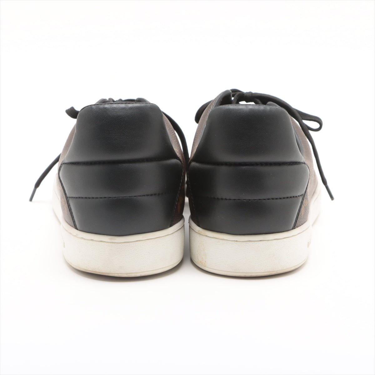 Louis Vuitton Front Line 16 Years PVC Leather Trainers 10 Men Brown MS0176 Monogram Change