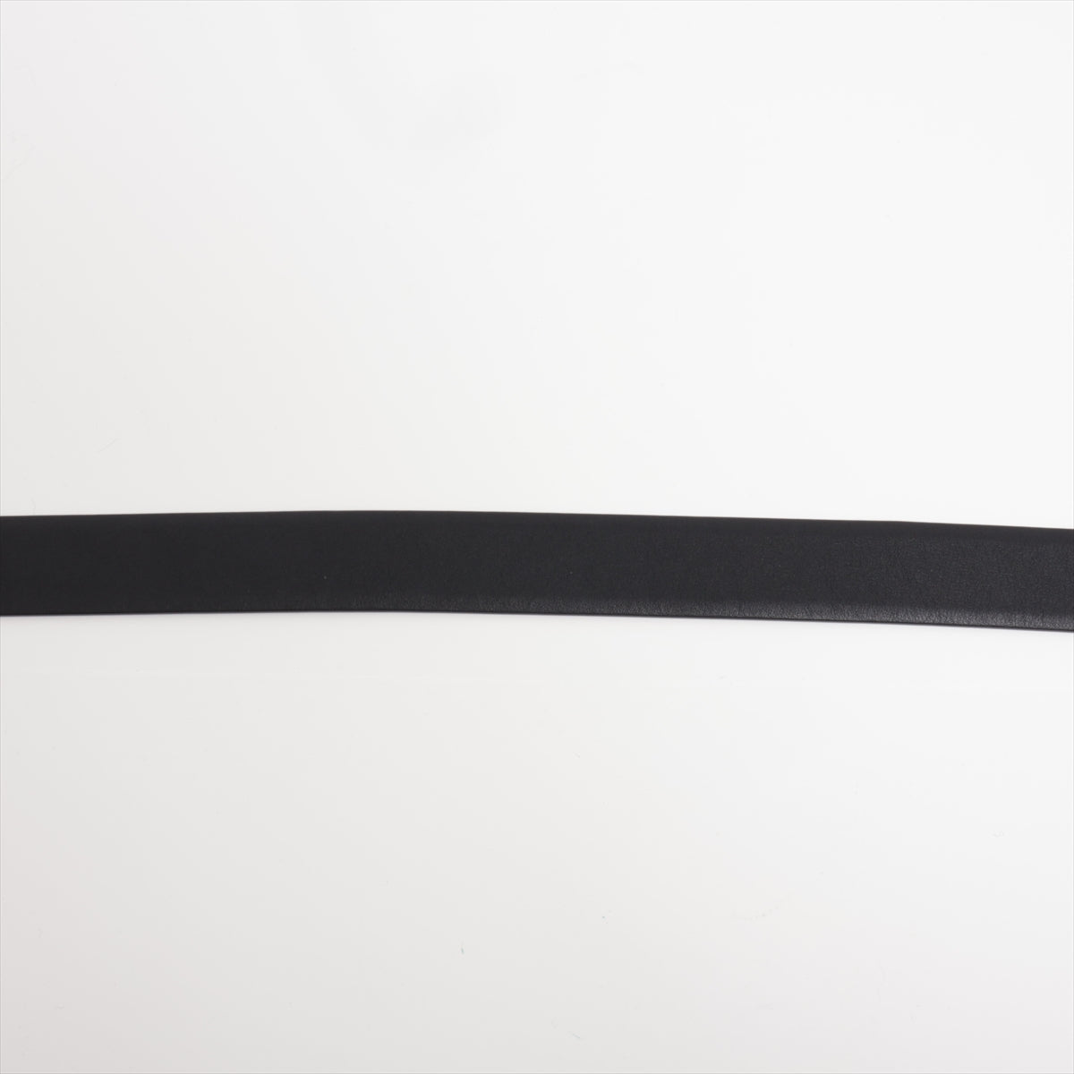Chanel Coco B20A Belt 80 GP x Rhinestone x Leather Black