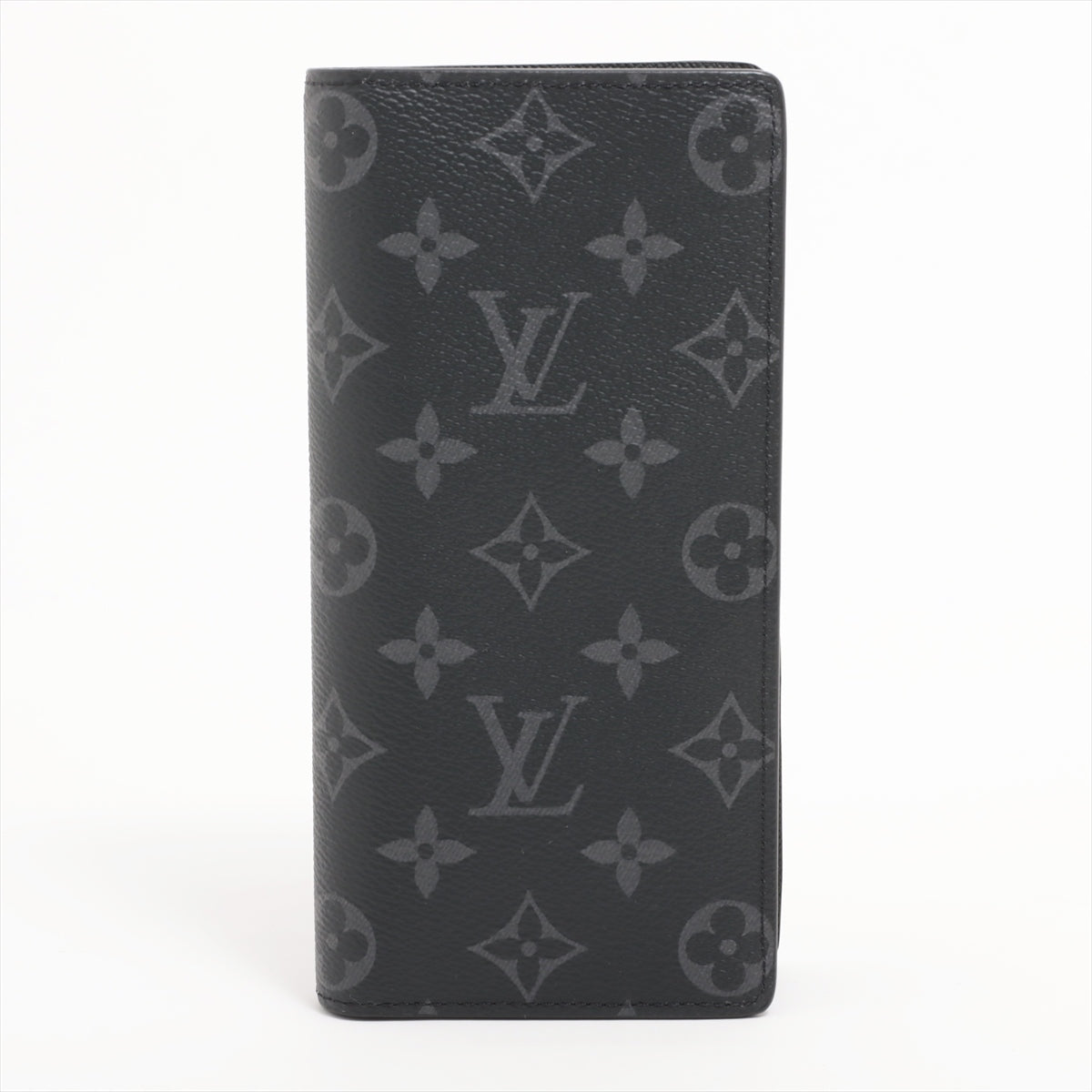 Louis Vuitton Monogram Portefolio Brother M61697 Black Wallet