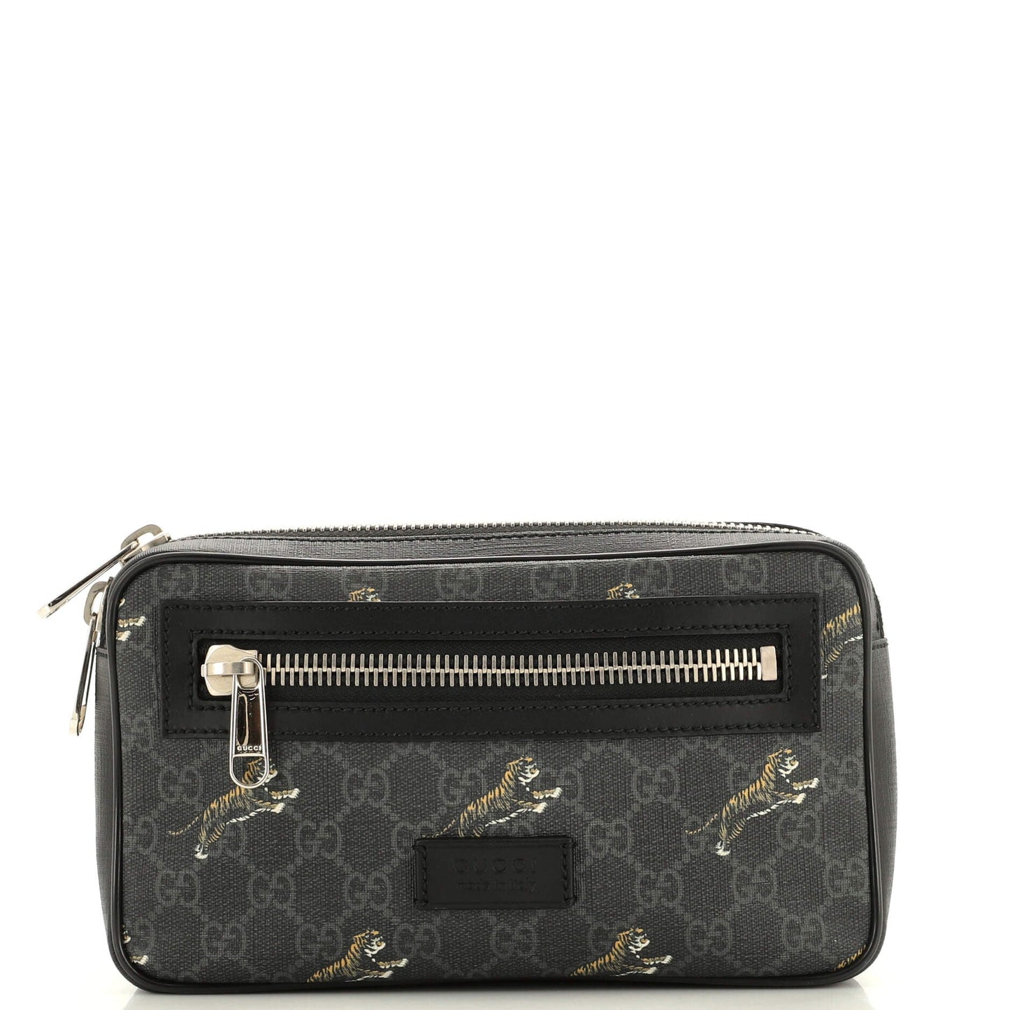 Luxury Gucci Trending 2025 Soft Zip Belt Bag Printed GG Coated Canvas Small