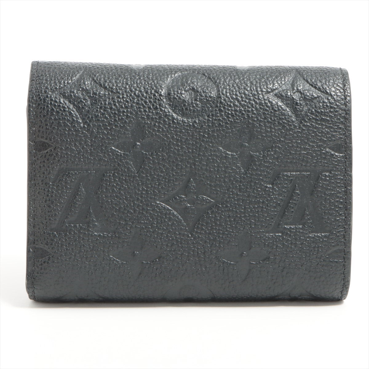 Louis Vuitton Monogram Emplant Portfolio Victoria M64060 Noneir Compact Wallet