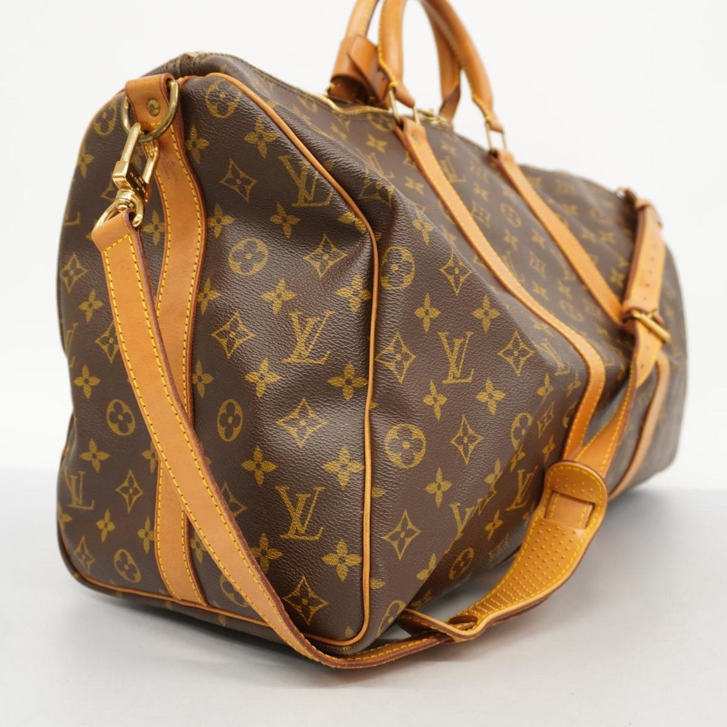 Louis Vuitton Keepall Bandouliere 50  Canvas Travel Bag ()