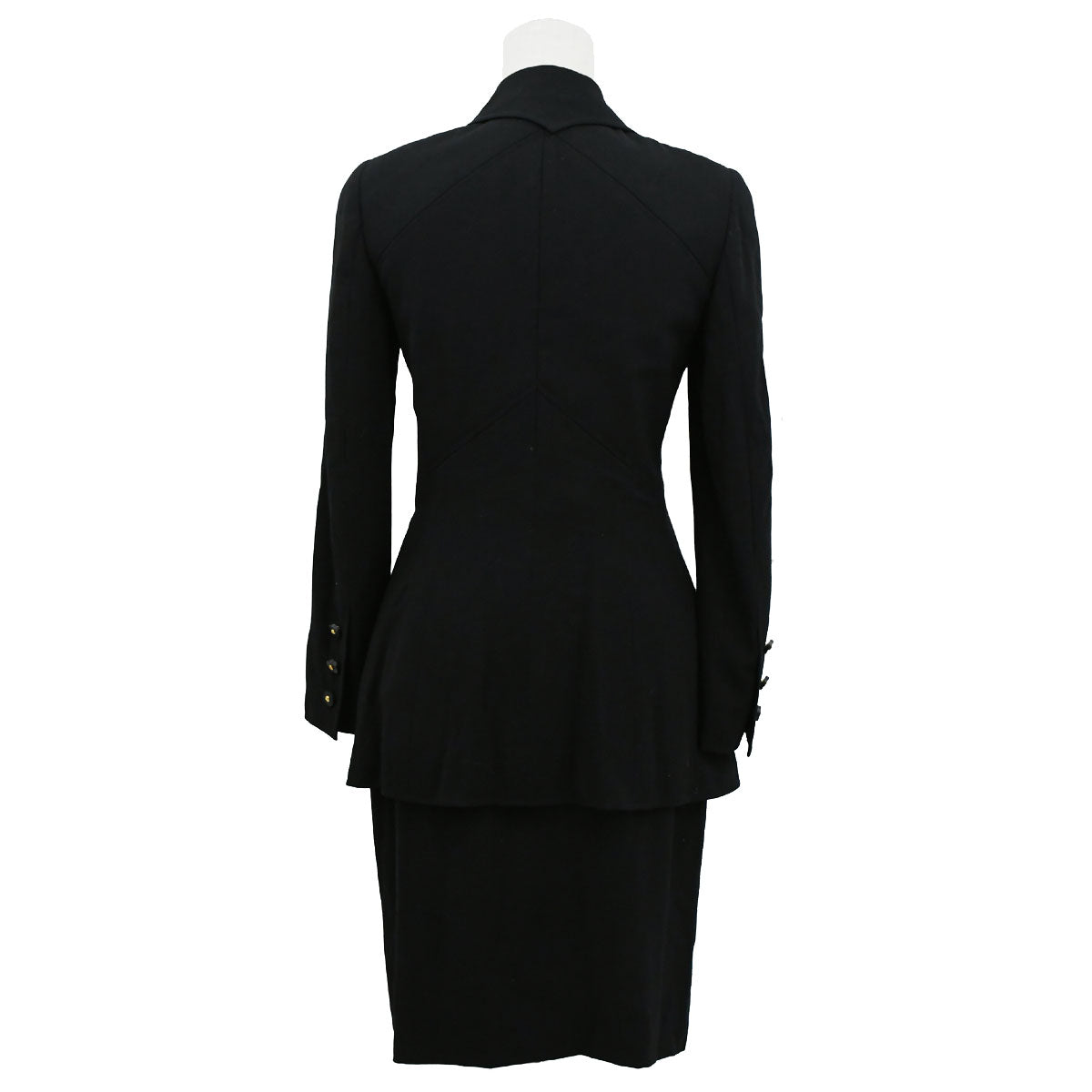 Luxury Chanel 1997 Spring wool-blend skirt suit #36