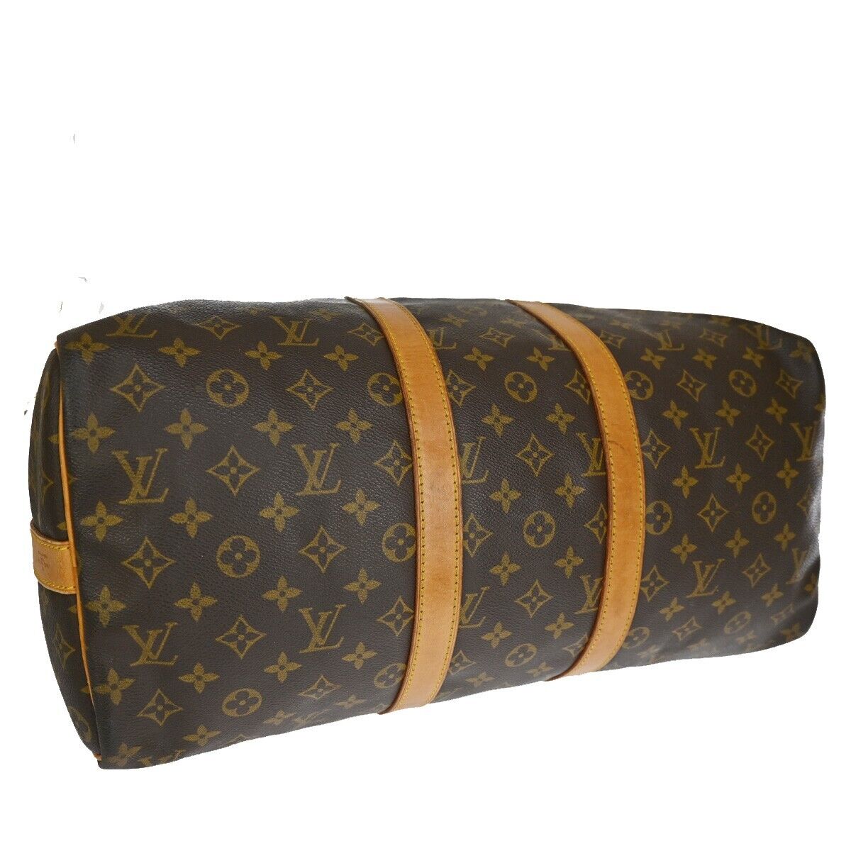 Louis Vuitton Keepall Bandouliere 45  Canvas Travel Bag ()