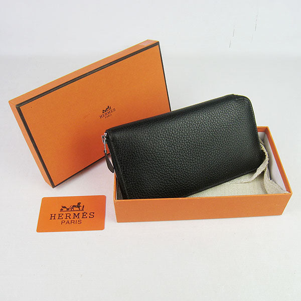 Luxury Hermes Wallet H016 Ladies Wallet Black