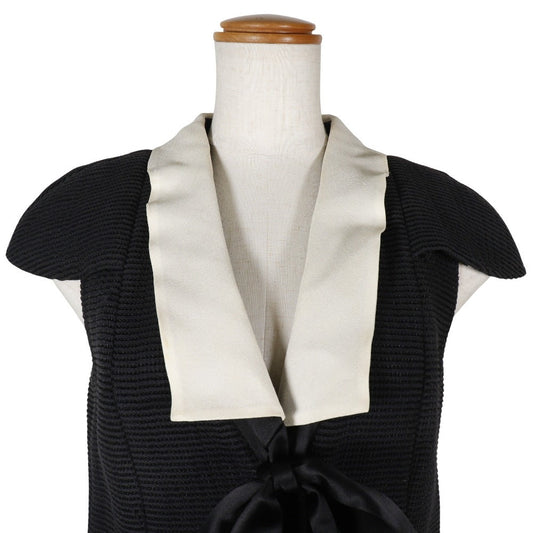 Chanel Cotton Silk Dress Black New