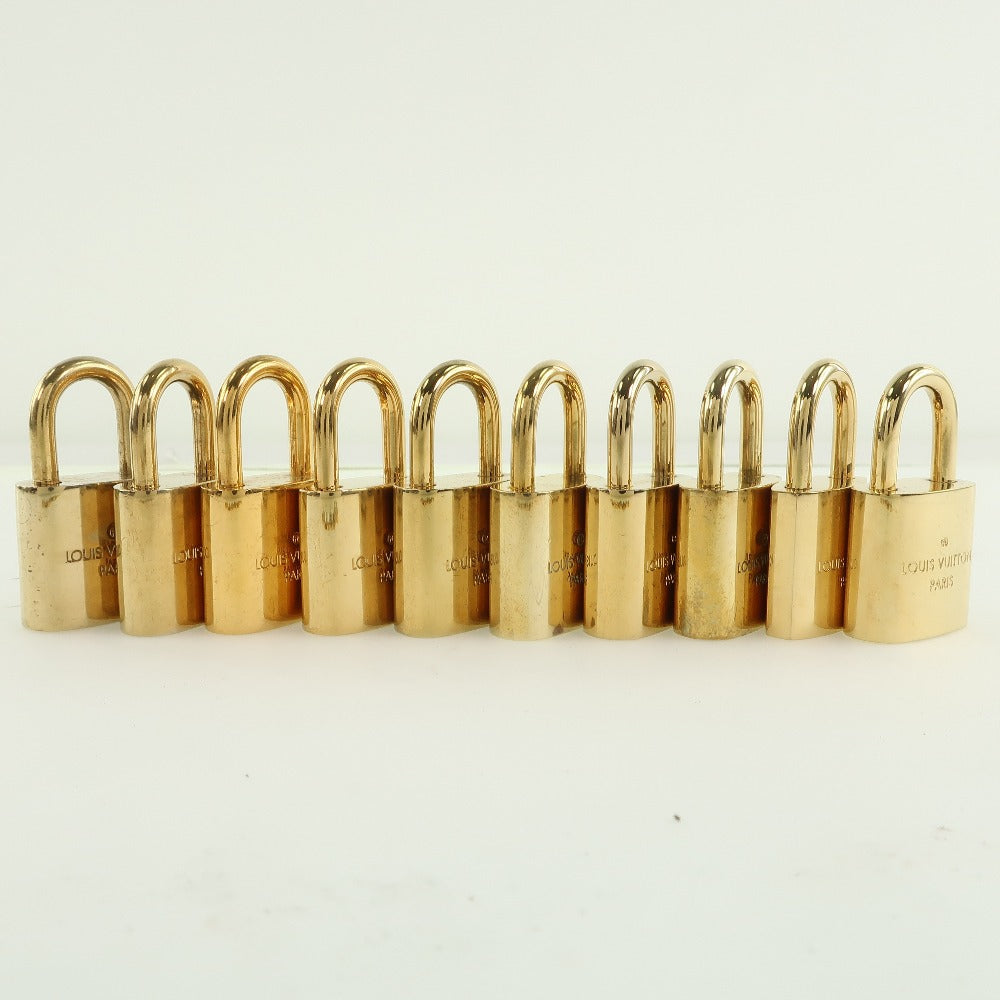 LOUIS VUITTON Cadena brass gold 10 pieces set Padlock & key Women()