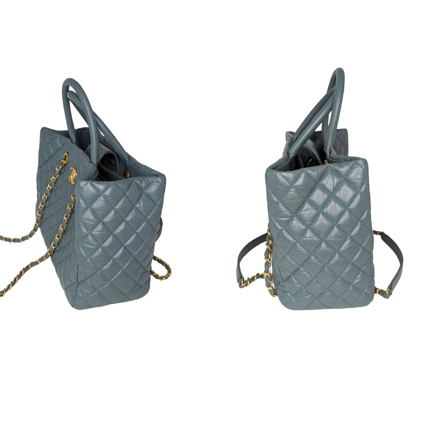 Luxury Chanel Aged Calfskin Coco Allure Shopping Tote