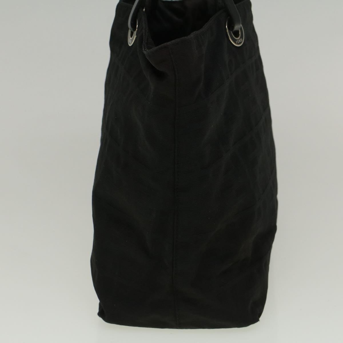 Luxury FendiZucca Canvas Hand Bag Nylon Black59250
